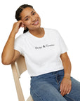 "Dodgy & Gambler" Funny Unisex T-Shirt – Casual Wear, Graphic Tee for Risk Takers, Gift for Gamblers & Mischief-Makers