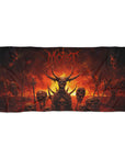 Metal Band Themed Beach Towel, Unique Poolside Accessory, Perfect for Music Lovers, Gothic Beach Gear, Festival Essentials