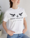 Stylish Unisex Short Sleeve Tee with Unique Graphic Design, Casual Wear, Gift Idea for Friends, Summer Fashion, Everyday Comfort