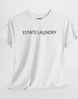 Estate Laundry Unisex Heavy Cotton Tee – Stylish Everyday T-Shirt, Casual Comfort, Gift for Minimalists, Summer Wardrobe Staple