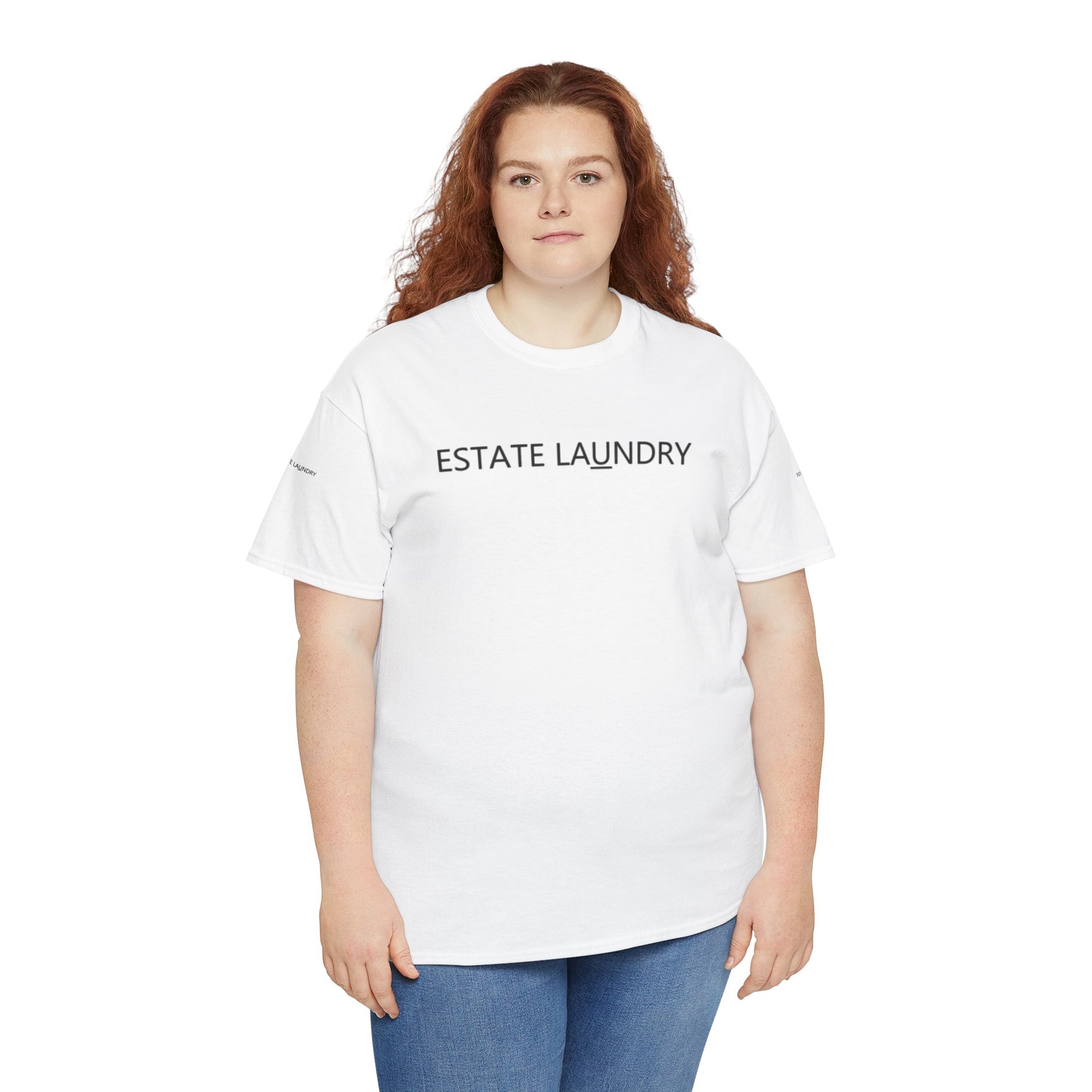 Estate Laundry Unisex Heavy Cotton Tee – Stylish Everyday T-Shirt, Casual Comfort, Gift for Minimalists, Summer Wardrobe Staple