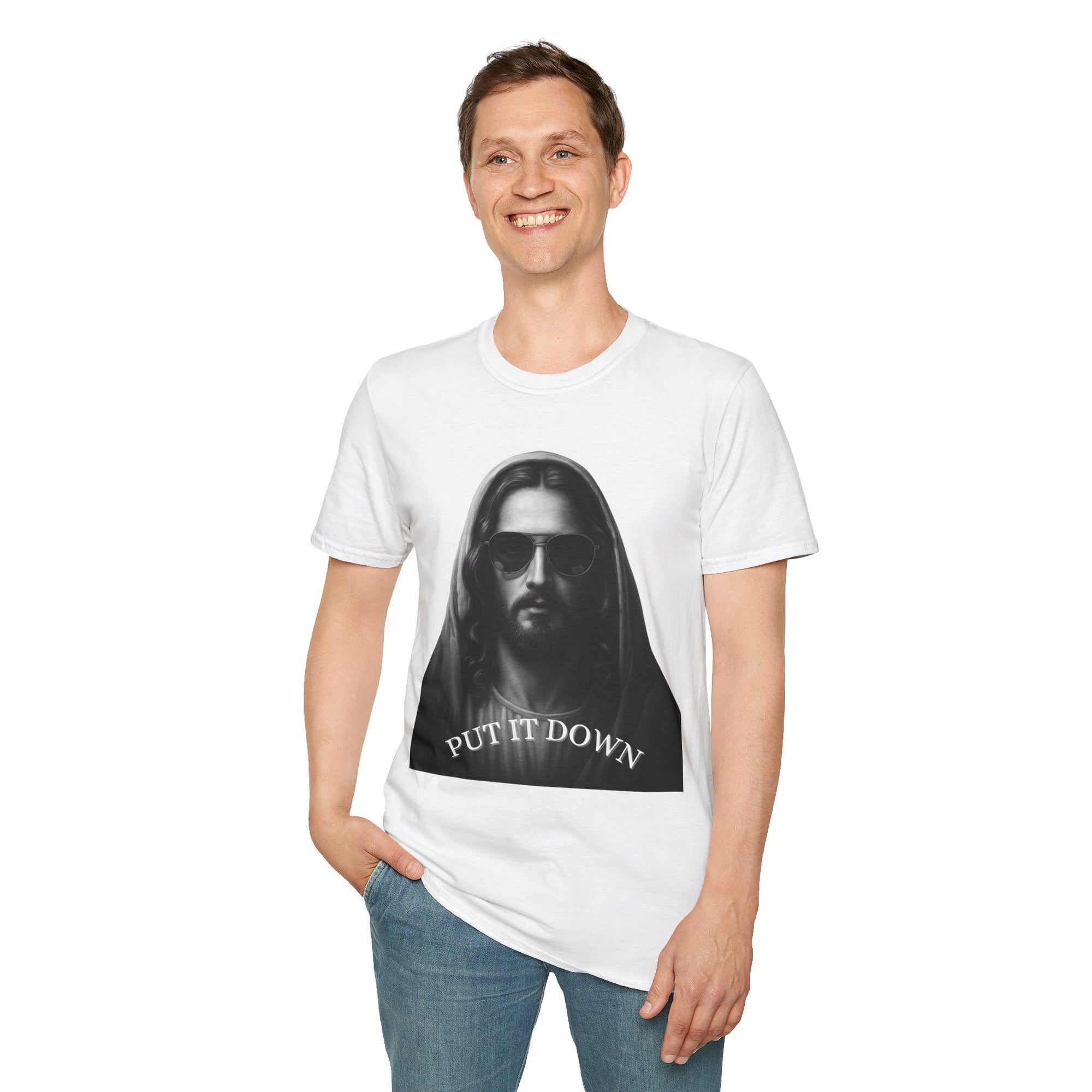 “Put It Down” Unisex Graphic Tee – Casual Chaos, Summer Style, Statement Gift for Friends