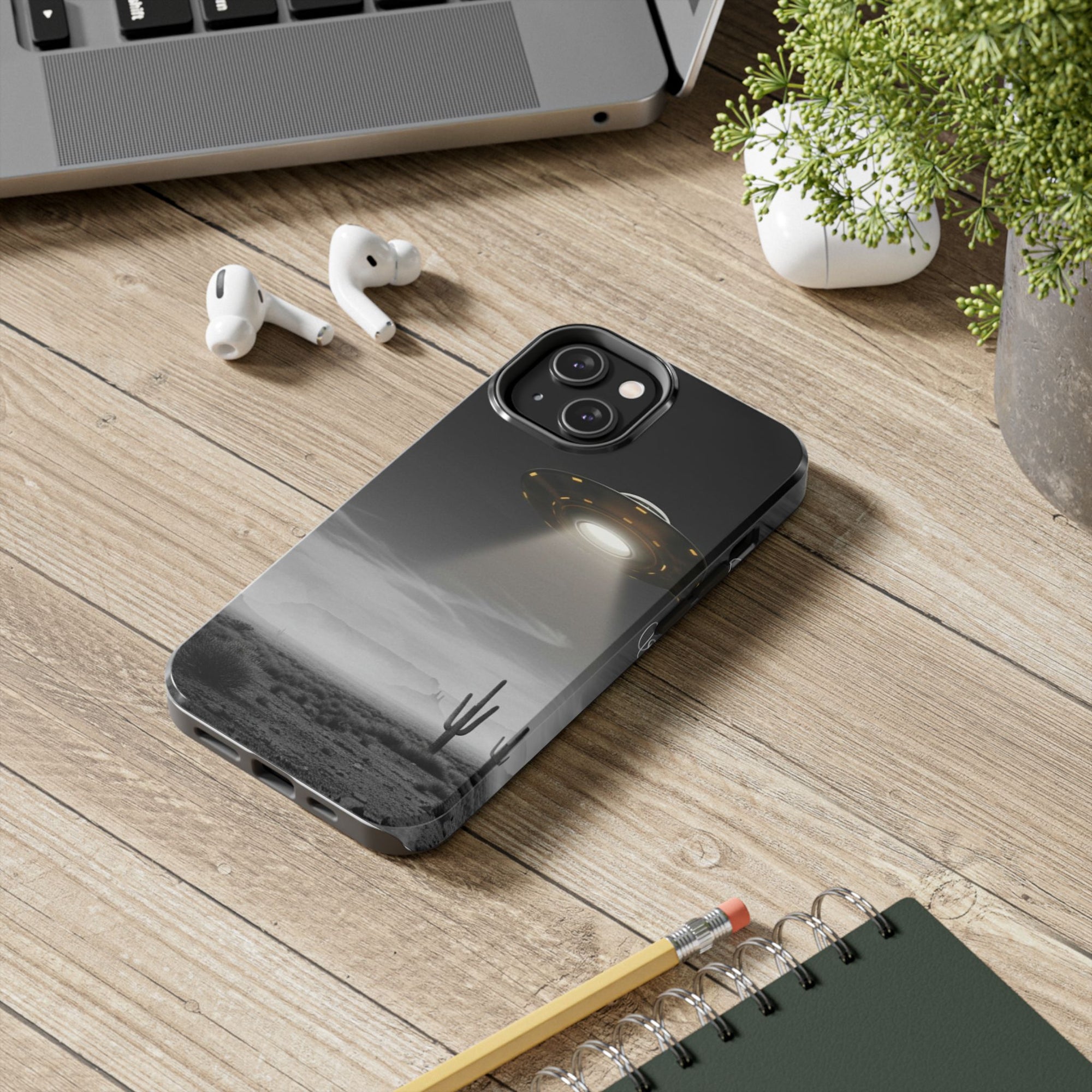 Alien UFO Tough Phone Case – Quirky Sci-Fi Protection for Space Enthusiasts and Tech Rebels
