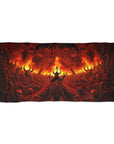 Eerie Sunset Beach Towel, Unique Pool Towel, Dark Art Towel, Ghostly Beach Gear, Halloween Summer Decor