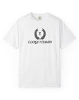 Loose Vitamin Unisex Garment-Dyed T-Shirt – Casual Streetwear, Summer Vibes, Fashion Gift for Him or Her, Everyday Essential