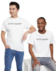 Estate Laundry Unisex Heavy Cotton Tee – Stylish Everyday T-Shirt, Casual Comfort, Gift for Minimalists, Summer Wardrobe Staple